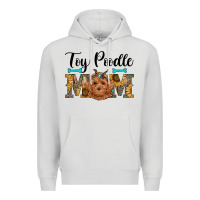 Dove Grey western toy poodle mom Premium Hoodie - RanaPortraitStore