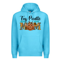 Ocean Blue western toy poodle mom Premium Hoodie - RanaPortraitStore