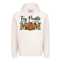 Pale Pink western toy poodle mom Premium Hoodie - RanaPortraitStore