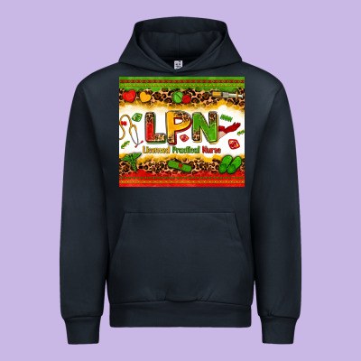 Licensed Practical Nurse Juneteenth Urban Hoodie Designed By Zillion Design Studio