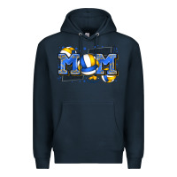 Navy mom volleyball Premium Hoodie - Zillion Design Studio