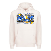 Pale Pink mom volleyball Premium Hoodie - Zillion Design Studio