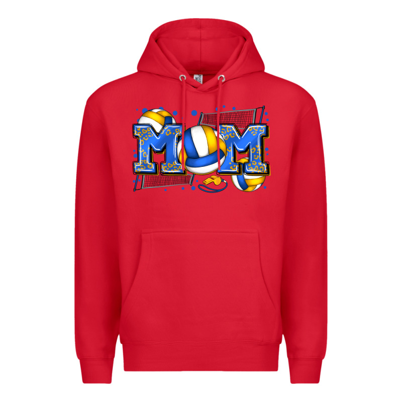 Mom Volleyball Premium Hoodie by Zillion Design Studio | Teevron