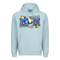 Blue Mist mom volleyball Premium Hoodie - Zillion Design Studio