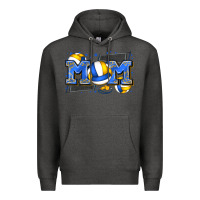 Charcoal Heather mom volleyball Premium Hoodie - Zillion Design Studio