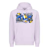 Lilac mom volleyball Premium Hoodie - Zillion Design Studio