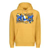 Mustard mom volleyball Premium Hoodie - Zillion Design Studio