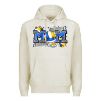Oatmeal Heather mom volleyball Premium Hoodie - Zillion Design Studio