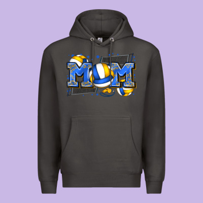 Mom Volleyball Premium Hoodie Designed By Zillion Design Studio