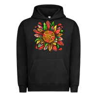 Pigment Black watermelon sunflower Urban Hoodie - texasbilliewilder