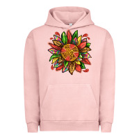 Pigment Salmon watermelon sunflower Urban Hoodie - texasbilliewilder