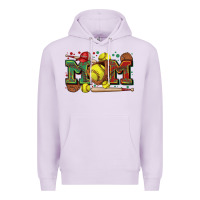 Lilac mom softball Premium Hoodie - Zillion Design Studio