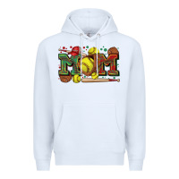 White mom softball Premium Hoodie - Zillion Design Studio
