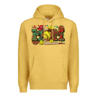 Antique Gold mom softball Premium Hoodie - Zillion Design Studio