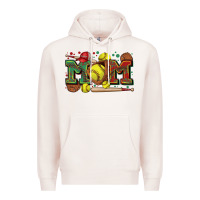 Pale Pink mom softball Premium Hoodie - Zillion Design Studio