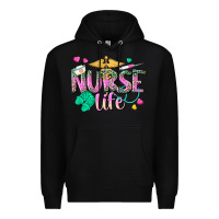 Black nurse life Premium Hoodie - texasbilliewilder