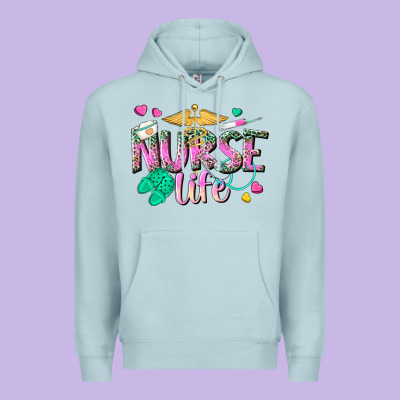 Nurse Life Premium Hoodie Designed By Texasbilliewilder