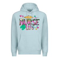 Blue Mist nurse life Premium Hoodie - texasbilliewilder
