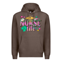 Coffee nurse life Premium Hoodie - texasbilliewilder