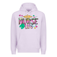 Lilac nurse life Premium Hoodie - texasbilliewilder