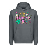 Rock nurse life Premium Hoodie - texasbilliewilder