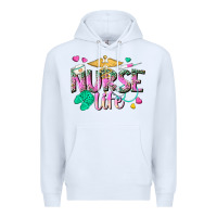 White nurse life Premium Hoodie - texasbilliewilder