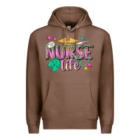 Chestnut nurse life Premium Hoodie - texasbilliewilder