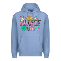Colony Blue nurse life Premium Hoodie - texasbilliewilder