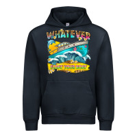 Navy whatever float your boat Urban Hoodie - texasbilliewilder