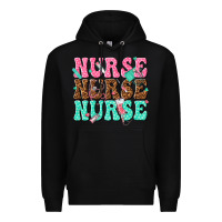 Black nurse nurse nurse Premium Hoodie - texasbilliewilder
