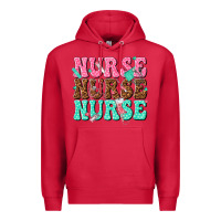 Cardinal nurse nurse nurse Premium Hoodie - texasbilliewilder