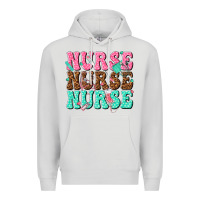 Dove Grey nurse nurse nurse Premium Hoodie - texasbilliewilder
