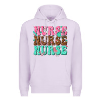 Lilac nurse nurse nurse Premium Hoodie - texasbilliewilder