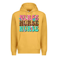 Mustard nurse nurse nurse Premium Hoodie - texasbilliewilder