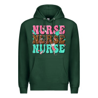Sports Green nurse nurse nurse Premium Hoodie - texasbilliewilder