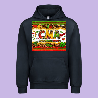 Certified Medical Assistant Juneteenth Urban Hoodie Designed By Zillion Design Studio