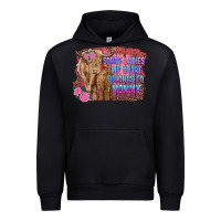Black sorry ladies my heart belongs to mommy highland cow and calf Urban Hoodie - RanaPortraitStore
