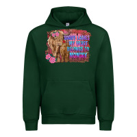 Forest Green sorry ladies my heart belongs to mommy highland cow and calf Urban Hoodie - RanaPortraitStore