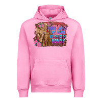 Fuchsia Pink sorry ladies my heart belongs to mommy highland cow and calf Urban Hoodie - RanaPortraitStore