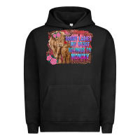 Pigment Black sorry ladies my heart belongs to mommy highland cow and calf Urban Hoodie - RanaPortraitStore