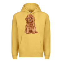 Antique Gold toy poodle Premium Hoodie - RanaPortraitStore