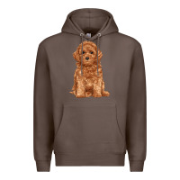 Coffee toy poodle Premium Hoodie - RanaPortraitStore