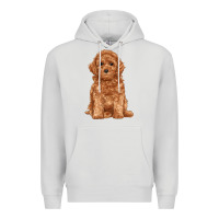 Dove Grey toy poodle Premium Hoodie - RanaPortraitStore