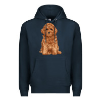Navy toy poodle Premium Hoodie - RanaPortraitStore