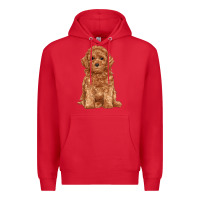Red toy poodle Premium Hoodie - RanaPortraitStore