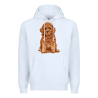 White toy poodle Premium Hoodie - RanaPortraitStore