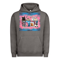 Pigment Tornado cat coffee cups Urban Hoodie - Zillion Design Studio