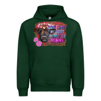 Forest Green sorry ladies my heart belongs to mommy highland calf Urban Hoodie - RanaPortraitStore