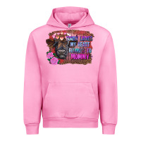 Fuchsia Pink sorry ladies my heart belongs to mommy highland calf Urban Hoodie - RanaPortraitStore