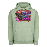 Pigment Oil Green sorry ladies my heart belongs to mommy highland calf Urban Hoodie - RanaPortraitStore